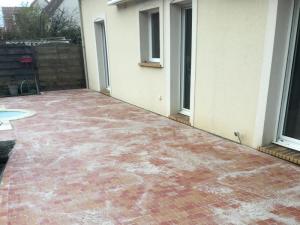 Pavage pour une terrasse près de Caen